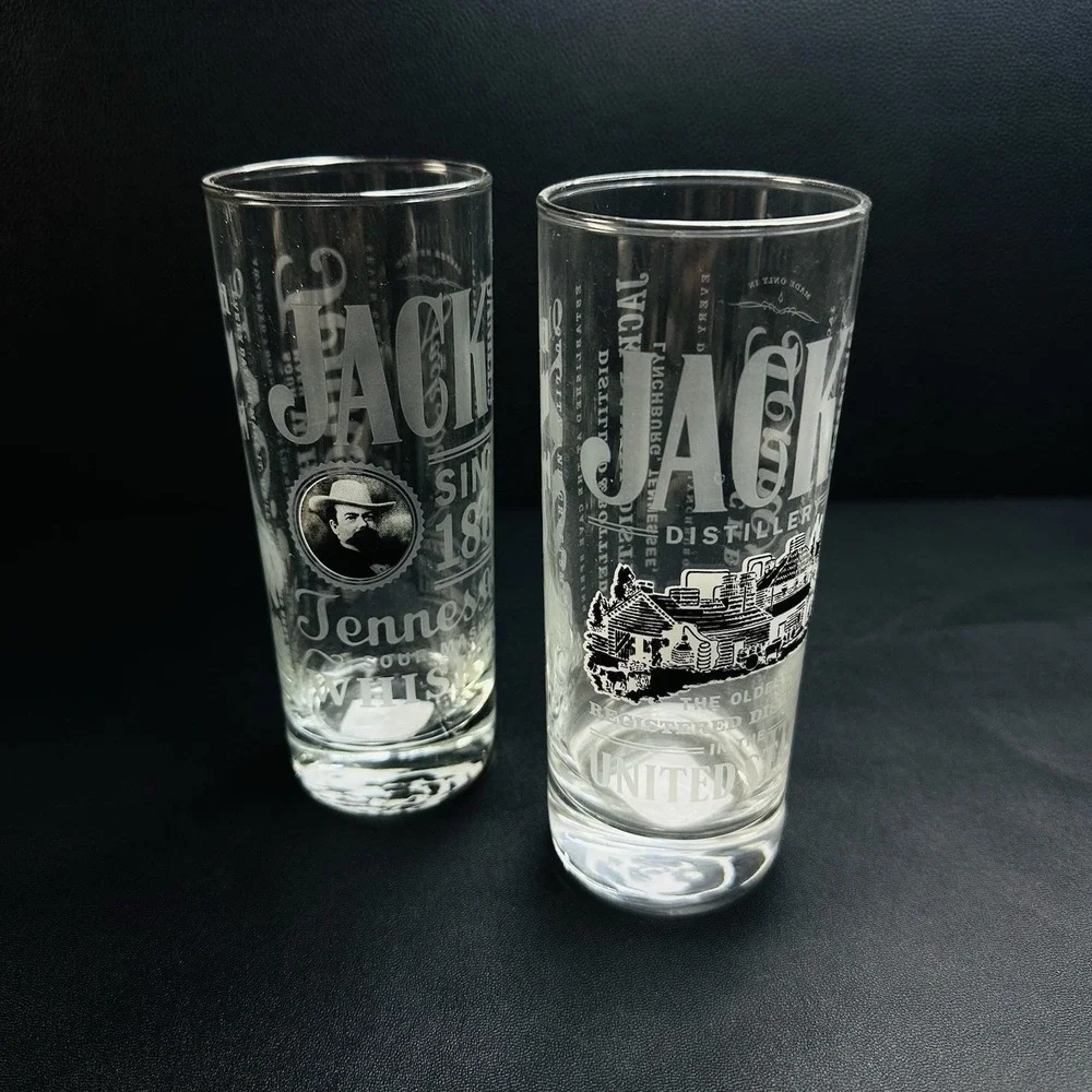 12 Jack Daniels Glasses No 7 Old Fashioned Highball Shot Glass Collectable Low - Picture 6 of 16